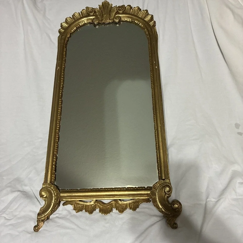 Vintage LaBarge Hollywood Regency Gold Gilt Wood Wall Mirror Mid Century MCMRare
